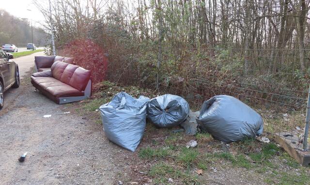 Illegale Müllablagerung