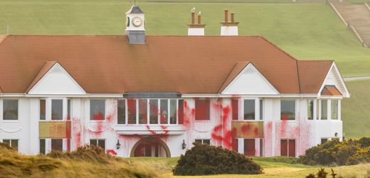 Schottland: Propalästinensische Aktivisten beschädigen Golfklub von Donald Trump