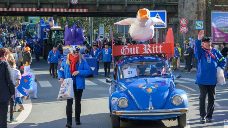 Karneval in Bochum: Kurz nach dem Rosenmontagszug macht Nachricht die Runde